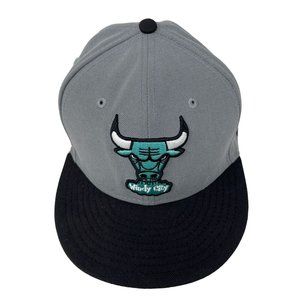 New Era Chicago Bulls Windy City 9Fifty Snapback Cap Hat Mens Adjustable Grey Te